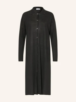 Darling Harbour Płaszcz Z Dzianiny Lnianej schwarz