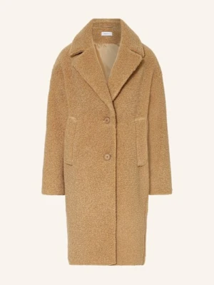 Darling Harbour Płaszcz Z Pluszowego Materiału braun