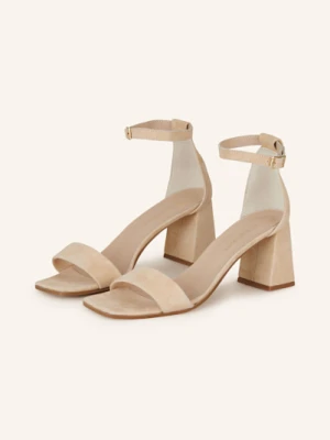 Darling Harbour Sandały Na Obcasie beige