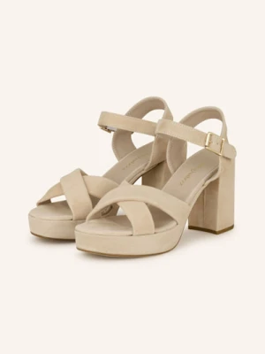 Darling Harbour Sandały Na Platformie beige