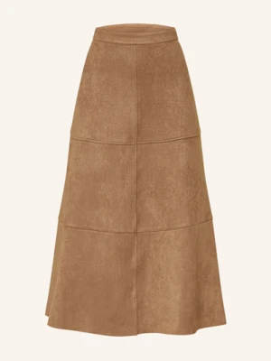 Darling Harbour Spódnica Z Imitacji Skóry braun