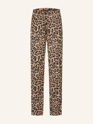 Darling Harbour Spodnie Do Spania braun LEO PRINT