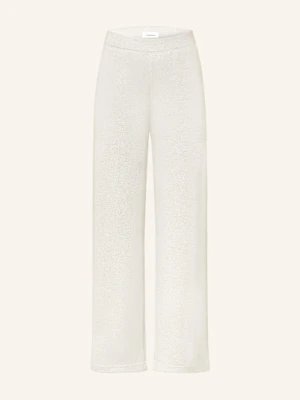 Darling Harbour Spodnie Dresowe Z Błyszczącą Przędzą silber