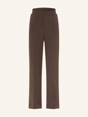 Darling Harbour Spodnie Marlena Z Dżerseju braun