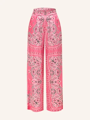 Darling Harbour Spodnie Marlena Z Jedwabiu rot