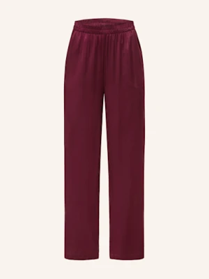Darling Harbour Spodnie Od Piżamy Z Jedwabiu rot