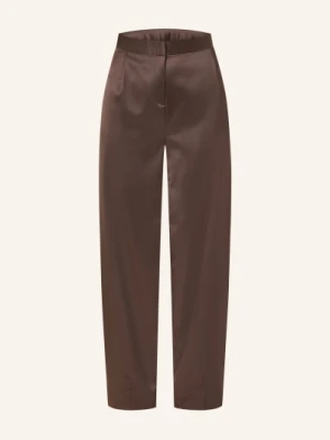 Darling Harbour Spodnie Satynowe braun