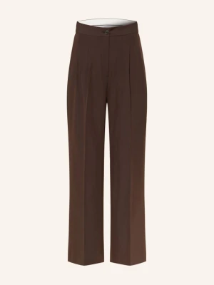 Darling Harbour Spodnie Typu Marlene braun DARK BROWN