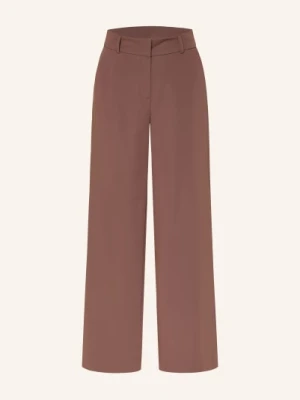 Darling Harbour Spodnie Z Materiału Typu Marlene braun