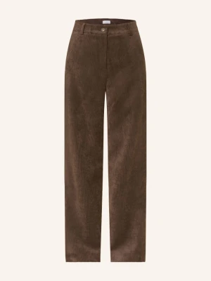 Darling Harbour Spodnie Z Sztruksu braun DARK BROWN