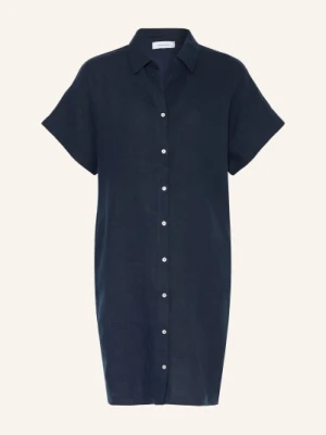 Darling Harbour Sukienka Koszulowa Z Mieszanki Materiałów Z Dodatkiem Lnu blau