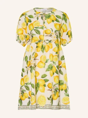 Darling Harbour Sukienka Z Lnu weiss