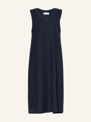 Darling Harbour Sukienka Z Mieszanki Materiałów Z Dodatkiem Lnu blau