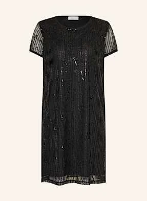 Darling Harbour Sukienka Z Siateczki Z Cekinami schwarz