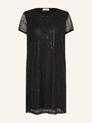 Darling Harbour Sukienka Z Siateczki Z Cekinami schwarz