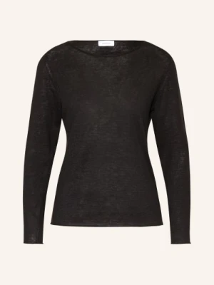 Darling Harbour Sweter Lniany schwarz