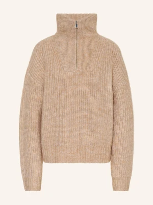 Darling Harbour Sweter Typu Troyer beige