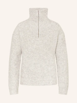 Darling Harbour Sweter Typu Troyer grau