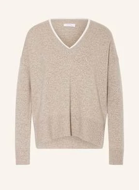 Darling Harbour Sweter Z Dodatkiem Kaszmiru beige