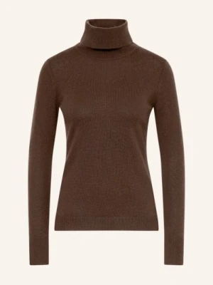 Darling Harbour Sweter Z Golfem Z Kaszmiru braun