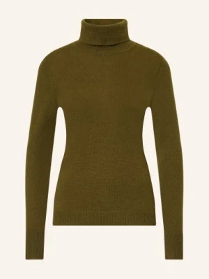 Darling Harbour Sweter Z Golfem Z Kaszmiru gruen OLIVE