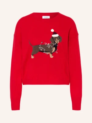 Darling Harbour Sweter Z Kamieniami Ozdobnymi rot