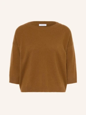 Darling Harbour Sweter Z Kaszmiru Z Rękawami 3/4 braun TOFFEE