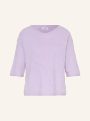 Darling Harbour Sweter Z Kaszmiru Z Rękawami 3/4 lila