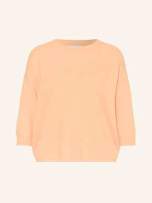 Darling Harbour Sweter Z Kaszmiru Z Rękawami 3/4 rosa