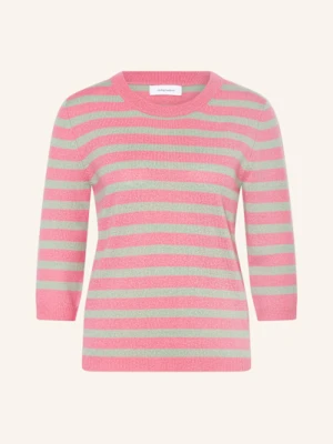 Darling Harbour Sweter Z Kaszmiru Z Rękawem 3/4 pink