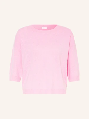 Darling Harbour Sweter Z Kaszmiru Z Rękawem 3/4 rosa