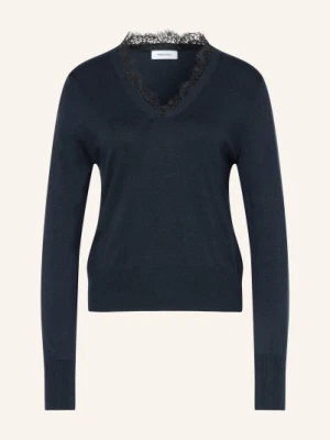 Darling Harbour Sweter Z Koronką blau