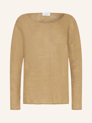 Darling Harbour Sweter Z Lnu beige