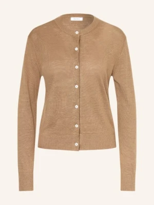 Darling Harbour Sweter Z Lnu braun