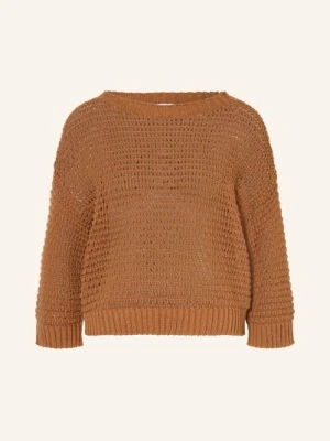 Darling Harbour Sweter Z Rękawami 3/4 braun