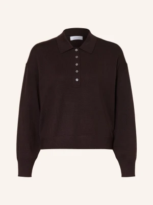 Darling Harbour Sweter Z Wełny Merynosowej braun DARK CHOCOLATE