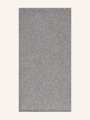 Darling Harbour Szal Z Dodatkiem Kaszmiru I Ozdobnymi Kamykami grau