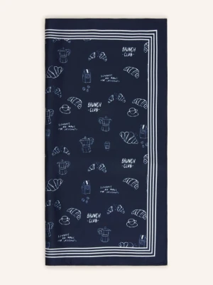 Darling Harbour Szalik Jedwabny blau NAVY