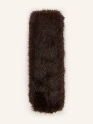 Darling Harbour Szalik Ze Sztucznego Futra braun DARK BROWN