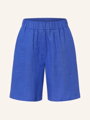 Darling Harbour Szorty Lniane blau