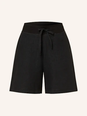 Darling Harbour Szorty Z Lnu schwarz