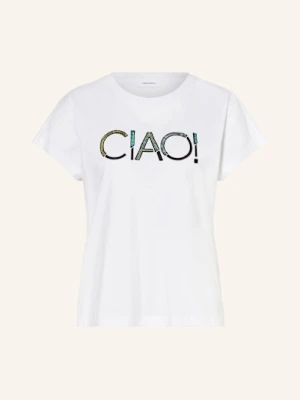 Darling Harbour T-Shirt Z Cekinami weiss