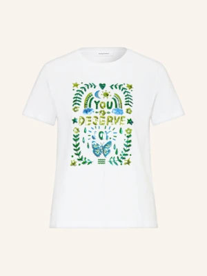 Darling Harbour T-Shirt Z Cekinami weiss