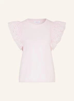 Darling Harbour T-Shirt Z Mieszanki Materiałów rosa