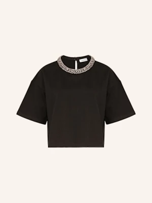 Darling Harbour T-Shirt Z Obszyciem Ozdobnymi Kamykami schwarz