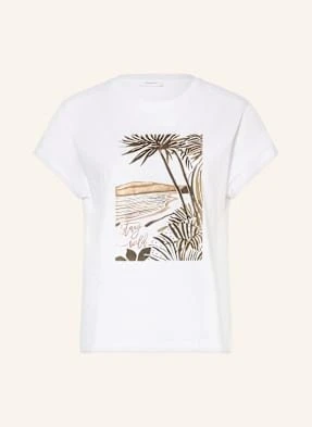 Darling Harbour T-Shirt Z Obszyciem Ozdobnymi Kamykami weiss