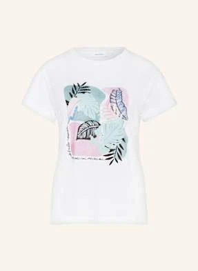 Darling Harbour T-Shirt Z Obszyciem Ozdobnymi Kamykami weiss