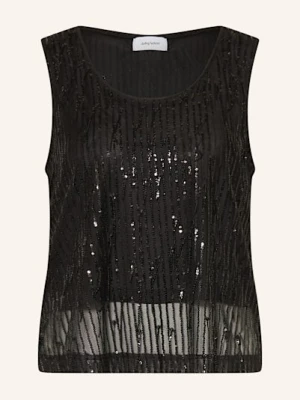 Darling Harbour Top Z Cekinami schwarz