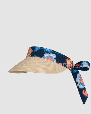 Daszek damski Seafolly Spring Festival Scarf Visor