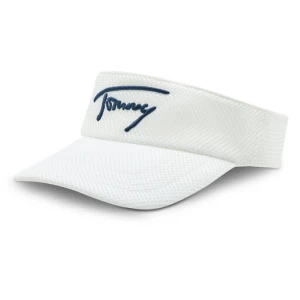 Daszek Tommy Jeans Spring Break Visor AW0AW14600 Biały